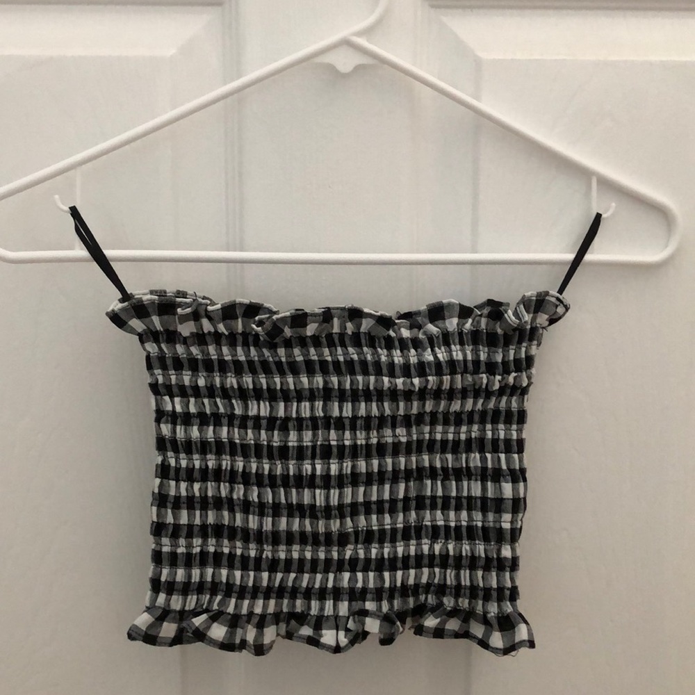Black and white Pacsun tube top